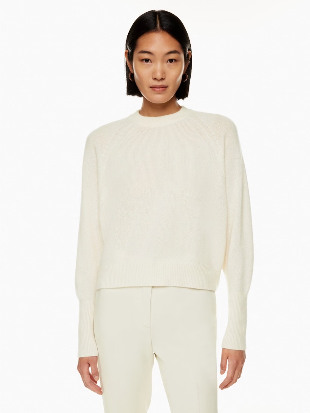 $148 The Group by Babaton Luxe Cashmere Crewneck Sweater